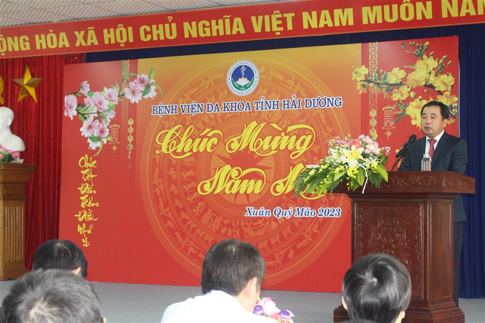 Bí thư Tỉnh Ủy Hải Dương thăm và chúc Tết Bệnh viện Đa khoa tỉnh Hải Dương